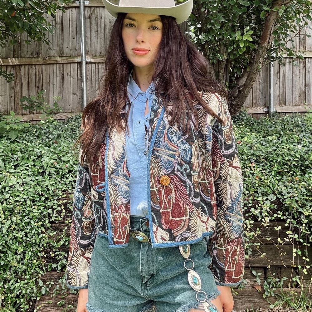 Vintage Western Horse Blazer